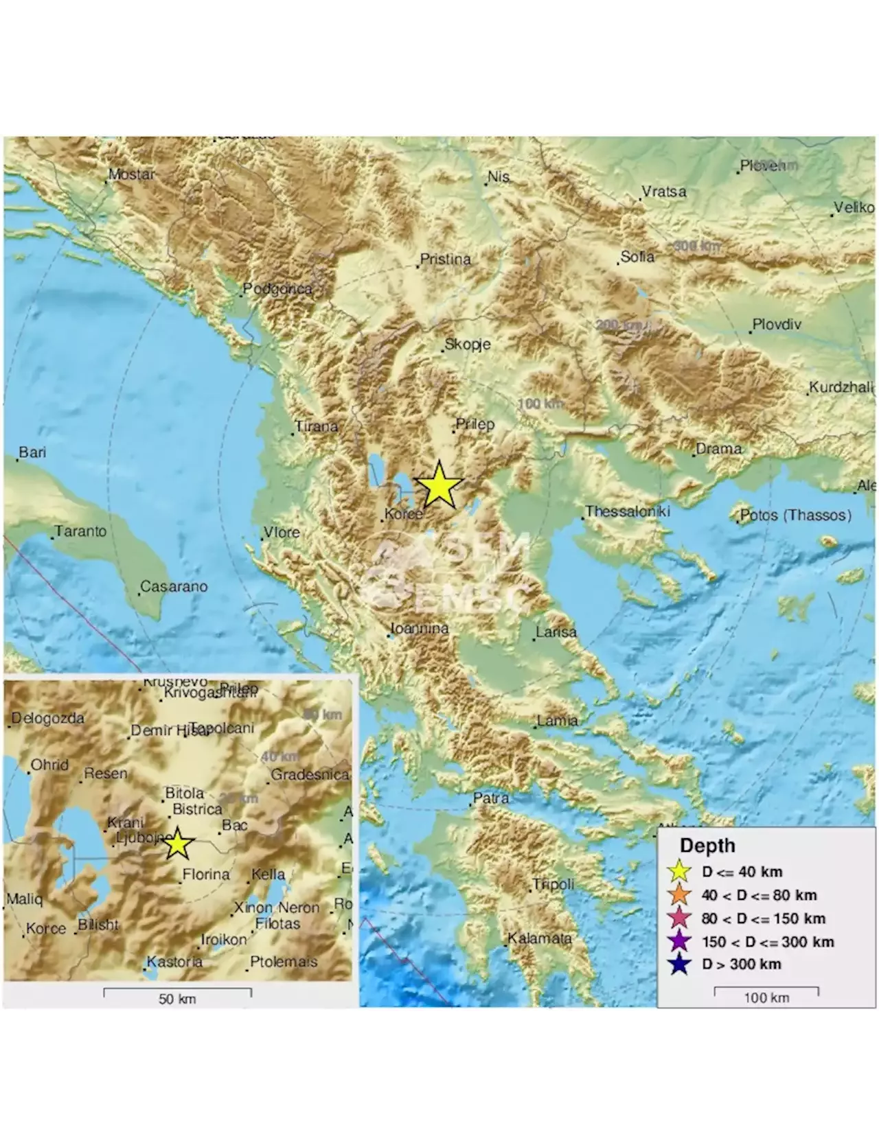 Earthquake, Magnitude 2.7 - GREECE - 2022 January 13, 18:40:35 UTC