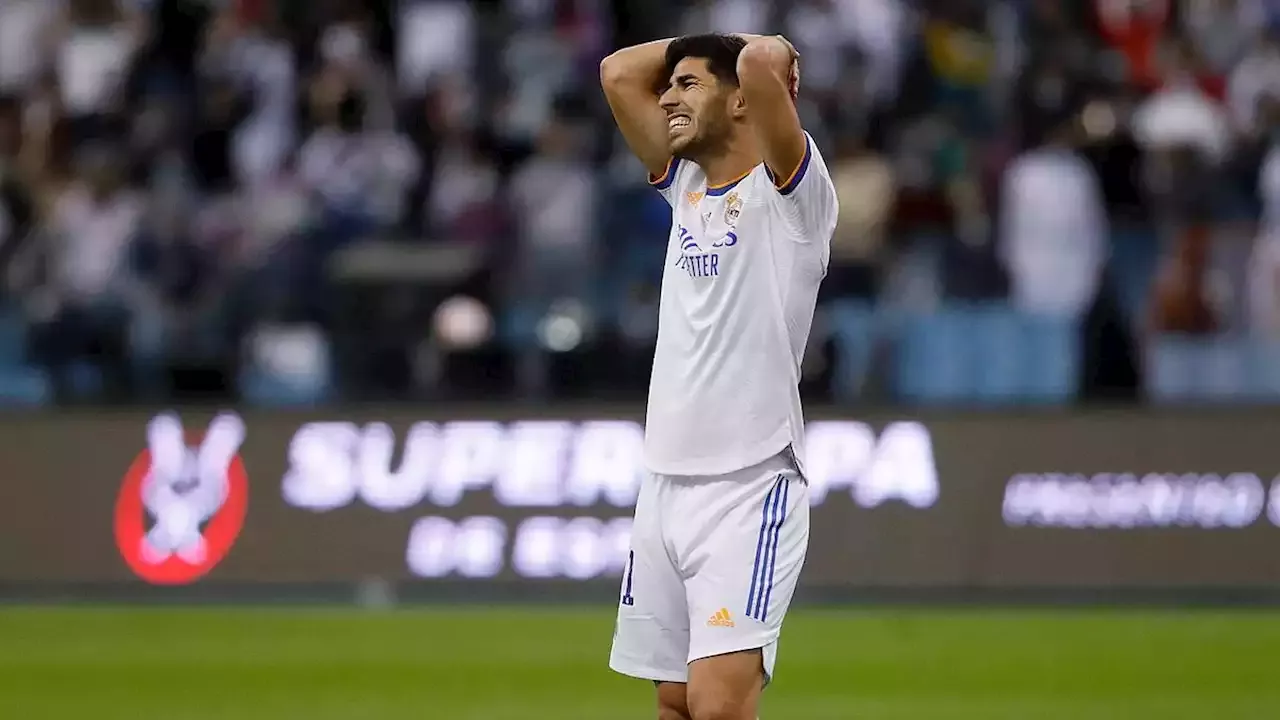 Marco Asensio se pierde la final de la Supercopa por problemas musculares