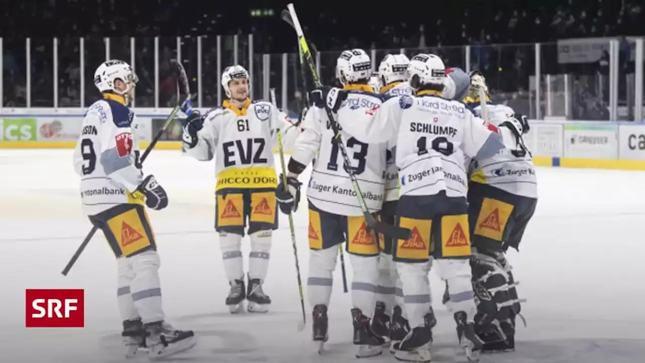 Eishockey: EV Zug beendet Siegesserie der ZSC Lions - Regionaljournal Zentralschweiz - SRF