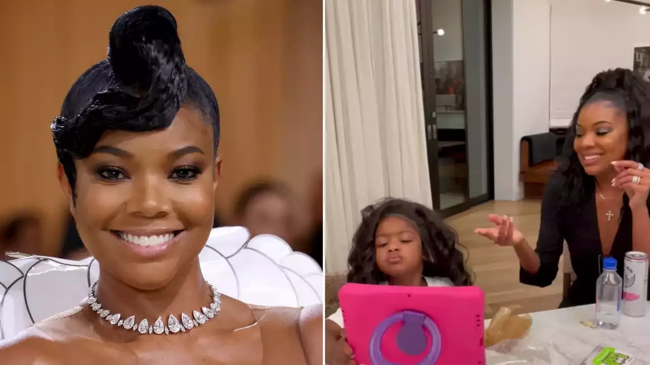 I'm Cackling at This Video of Kaavia James Wearing Gabrielle Union's Wig