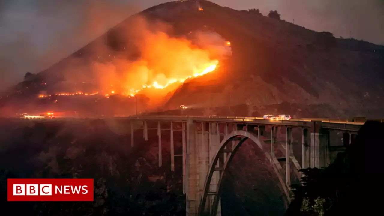 'Surreal' January wildfire shuts California highway
