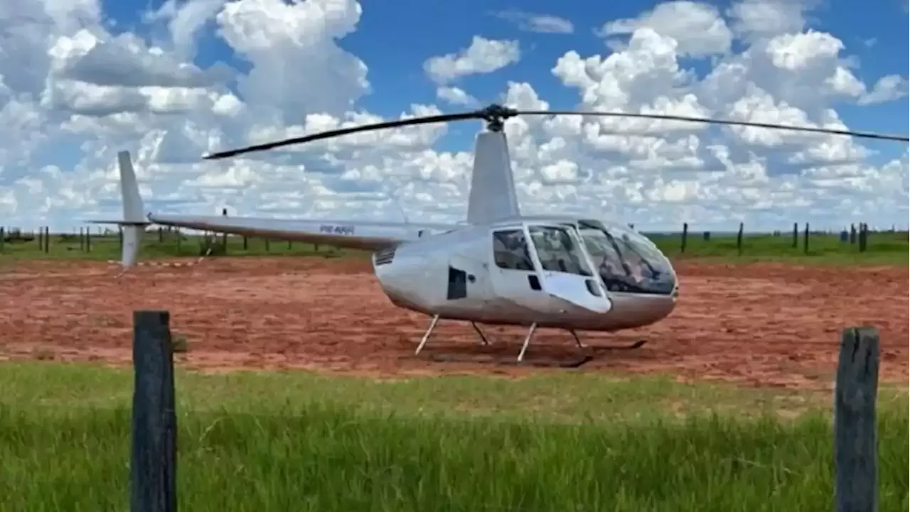 Helicóptero com cerca de 300kg de cocaína é apreendido em São Paulo - ISTOÉ Independente