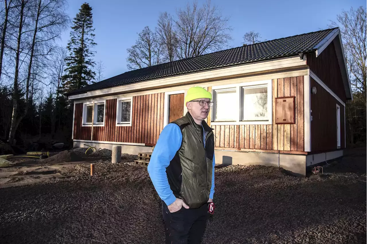 Två hus från Lappland nu på plats i Stavershult