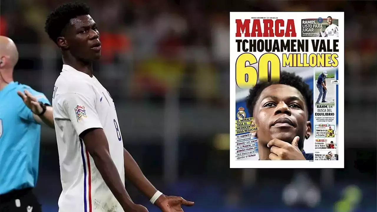El Real Madrid viaja a Mónaco a por Tchouameni