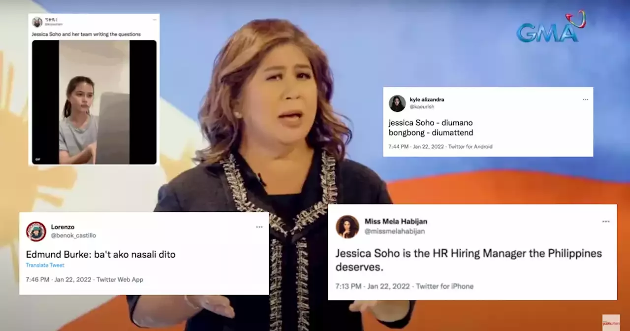Jessica Soho for president? Here are some of the funniest tweets about the 'Jessica Soho Presidential Interviews'