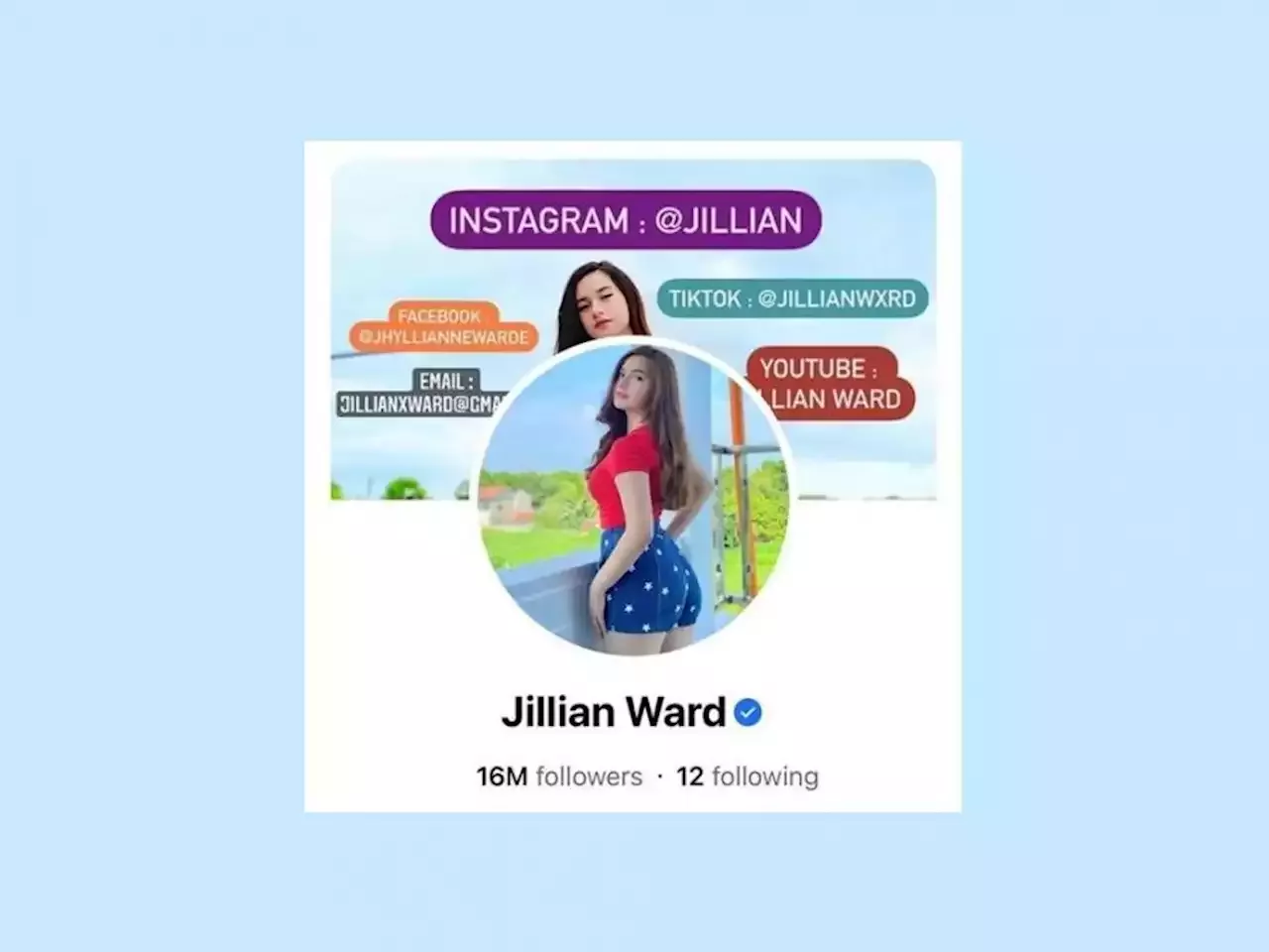 'Prima Donnas' actress Jillian Ward now has 16 million followers on Facebook!
