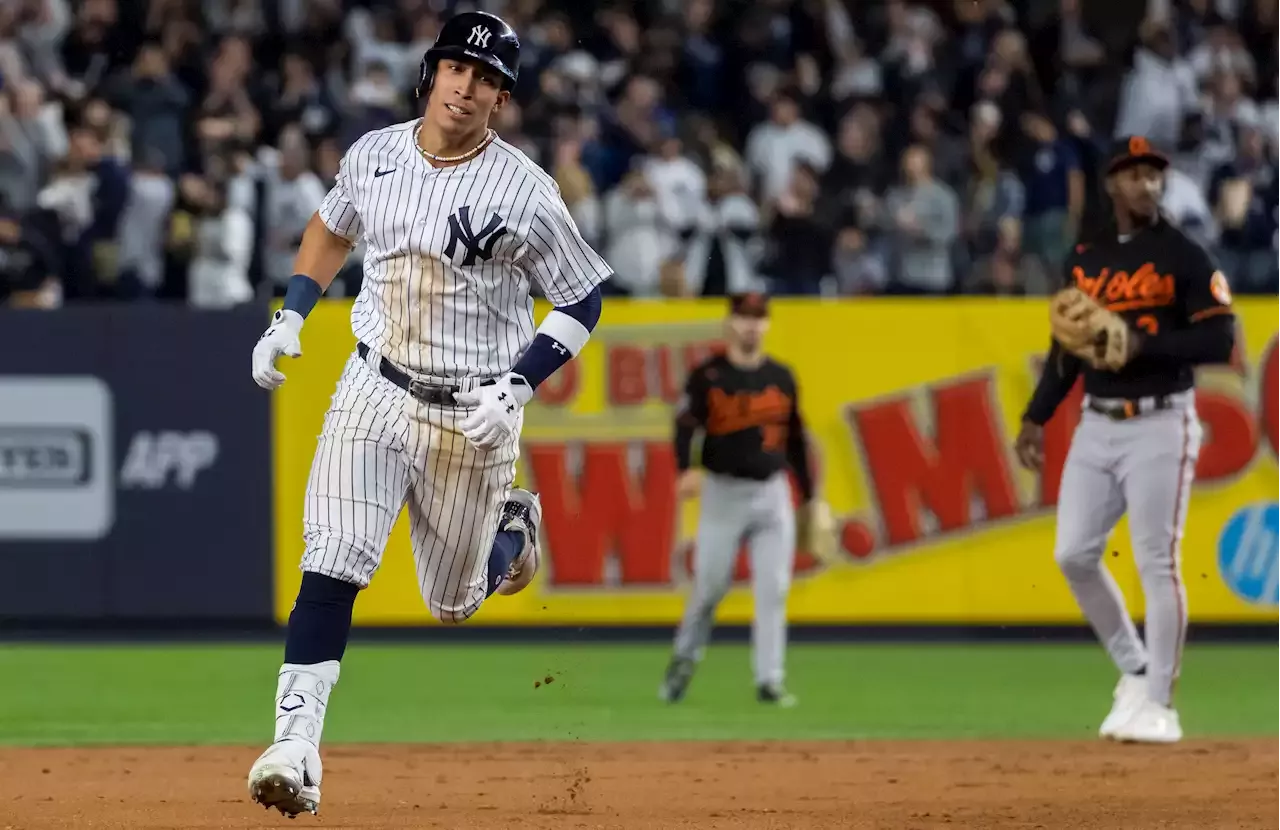 Yankees' Oswaldo Cabrera homers, bolsters playoff case