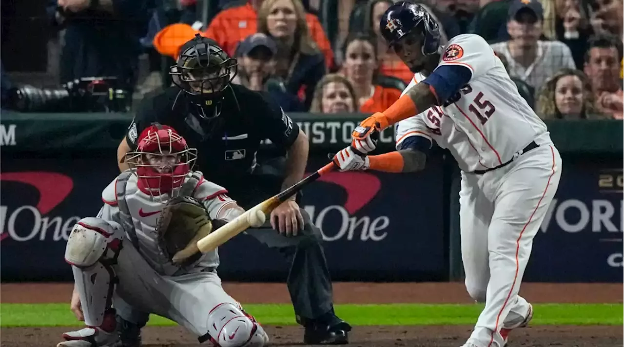 Astros catcher Martín Maldonado used an illegal bat in Game 1 of the World  Series  Phillies Nation - Your source for Philadelphia Phillies news,  opinion, history, rumors, events, and other fun stuff.