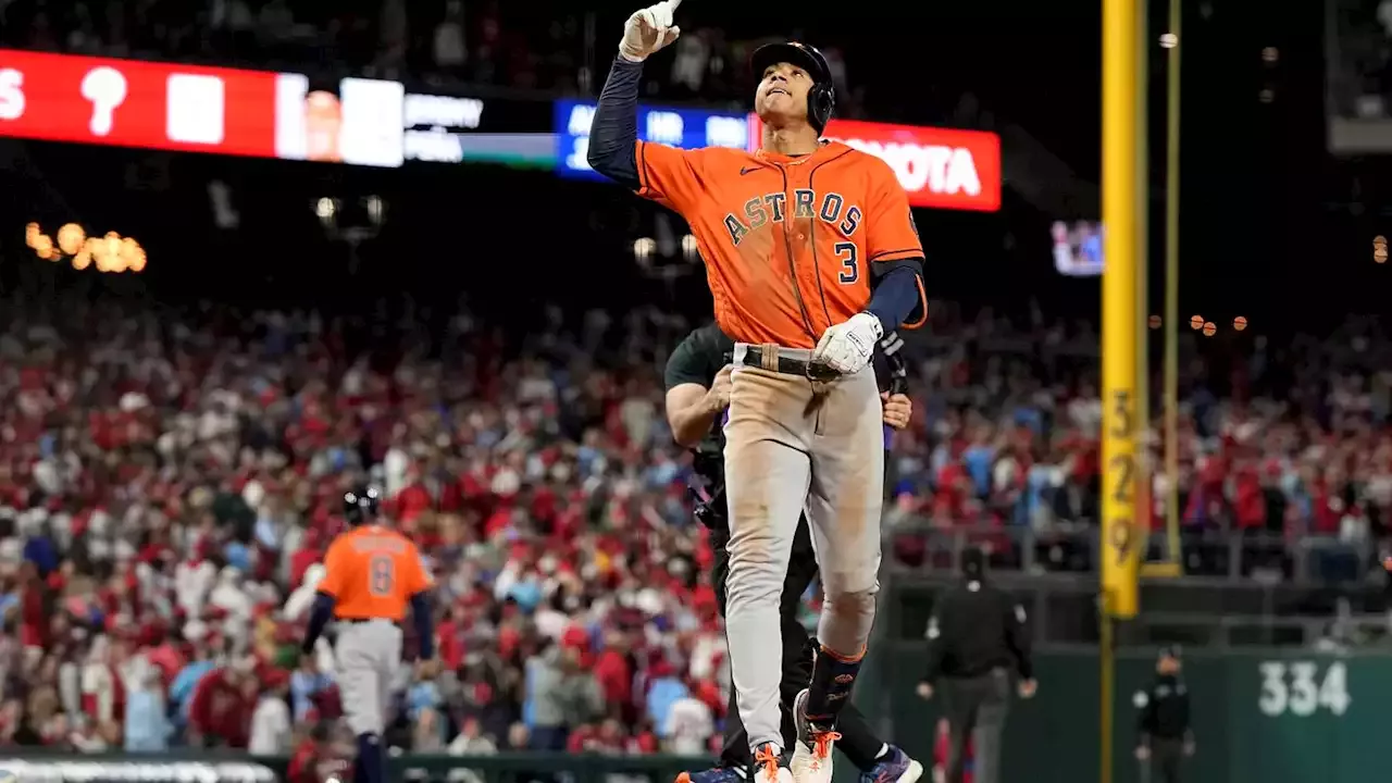 Houston Astros' Jeremy Peña continues to bully Phillies