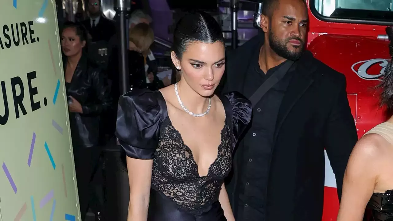 Kendall Jenner Does Goth-Girl Lace