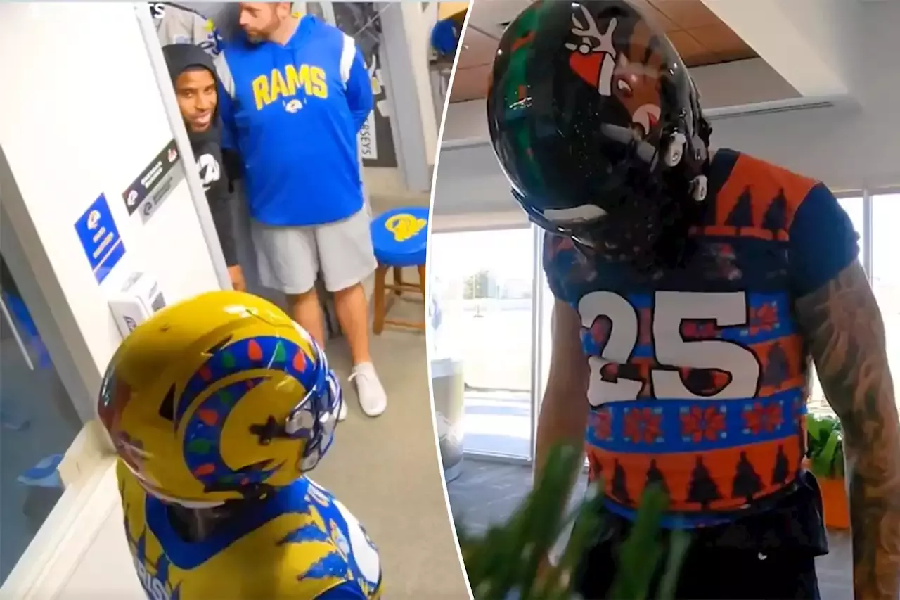 Rams and Broncos pranked into thinking they would wear festive jerseys for  Christmas Day showdown