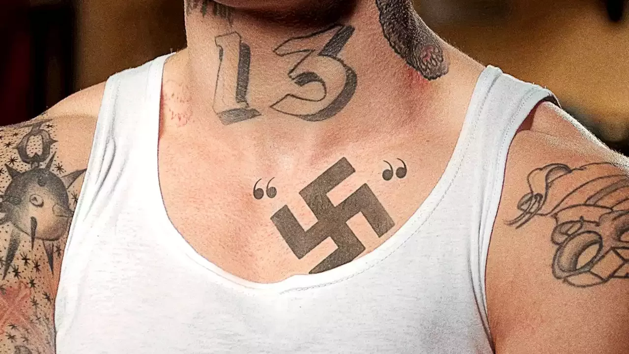 Reformed Nazi Puts Swastika Tattoo In Sarcastic Quotation Marks