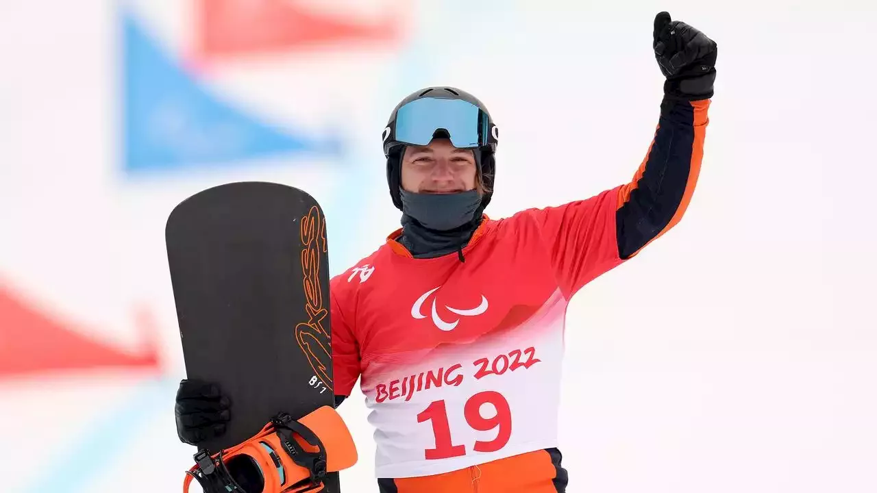 Snowboarder Vos verovert opnieuw zilver op Paralympische Spelen