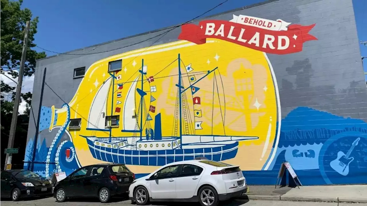 Ballard uncorks new ship in a bottle mural behind Mox Boarding House