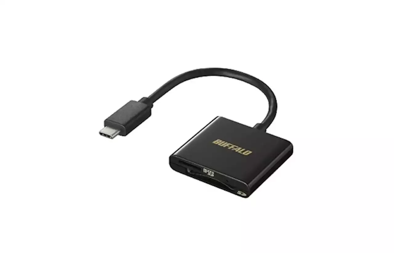 バッファロー、USB Type-C接続でSDカード・microSDカードを直接読み込めるスロットを搭載したUSB 3.2（Gen 1）対応カードリーダーを順次販売