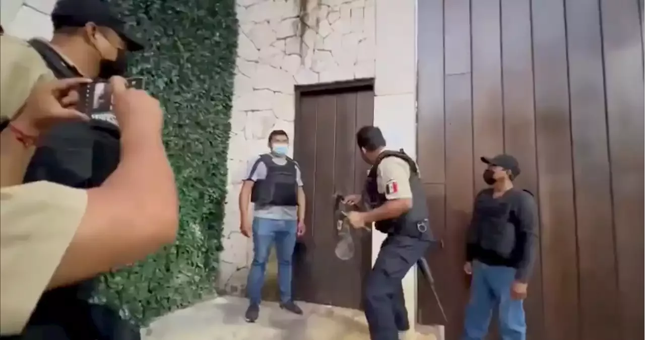 Catean mansión de “Alito” Moreno en Campeche; lo investigan por presunto lavado (VIDEO)