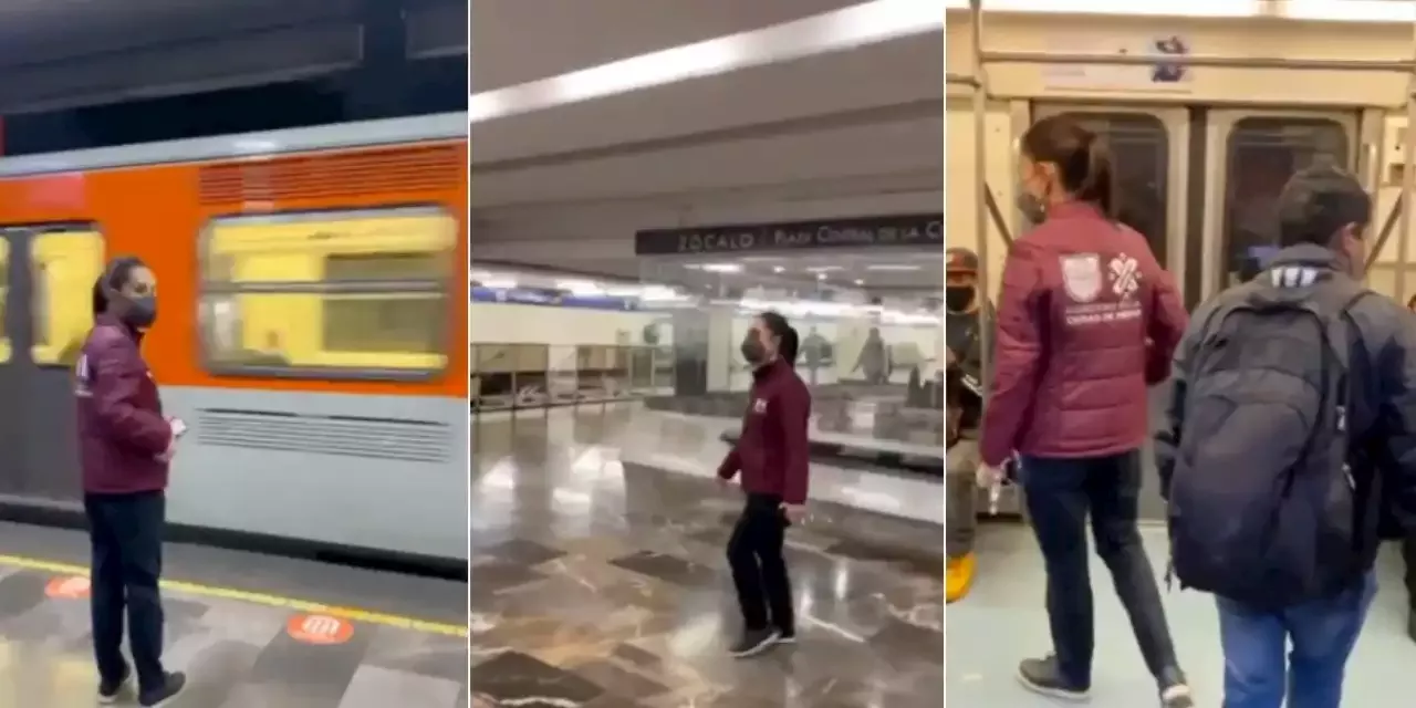 Sheinbaum viaja y supervisa la Línea 2 del Metro tras cortocircuito del lunes (VIDEO)