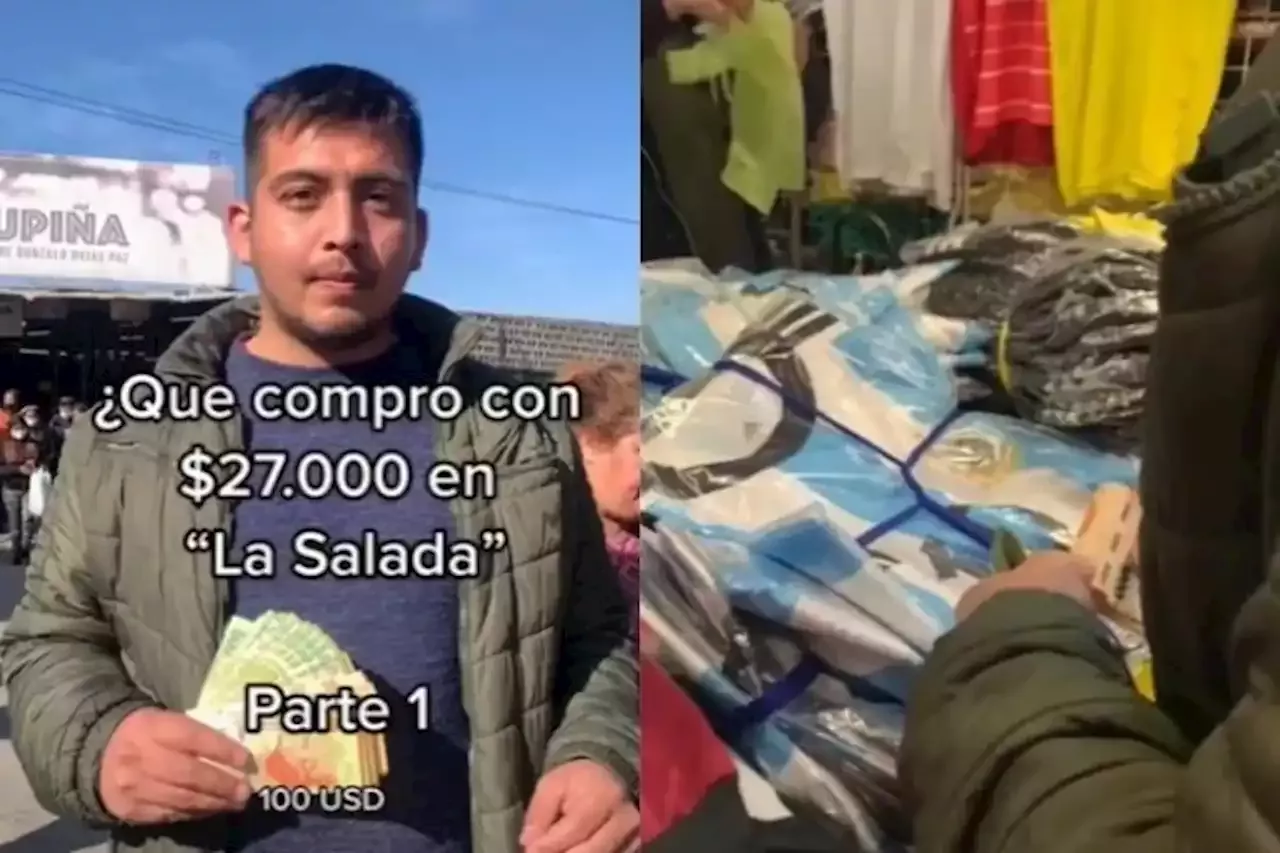Mostró la ropa que compró con 100 dólares en La Salada y abrió un debate:  “Hay