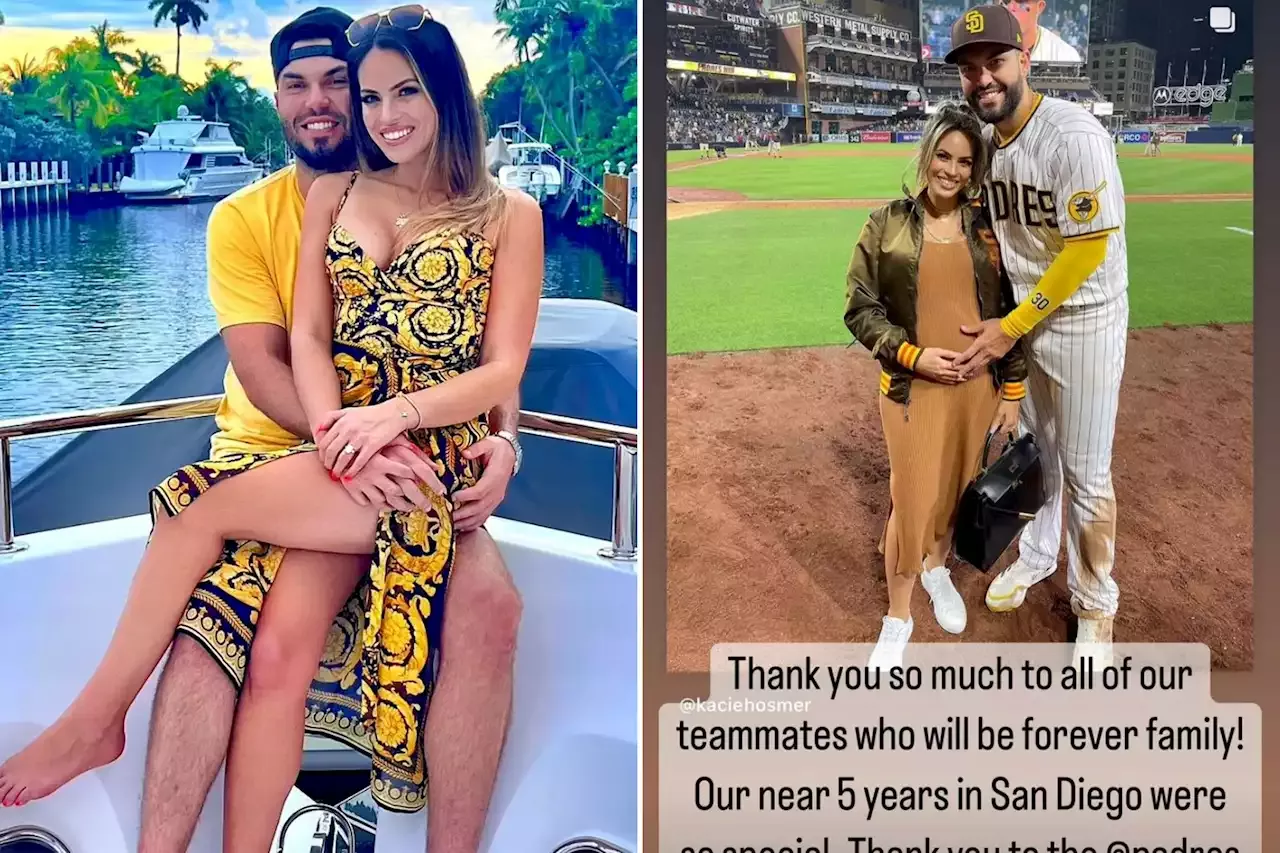 Eric Hosmer's wife Kacie says goodbye to Padres after trade