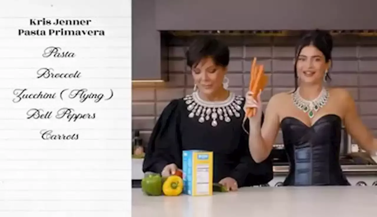 Cooking with Kris and Kylie Jenner: Pasta Primavera