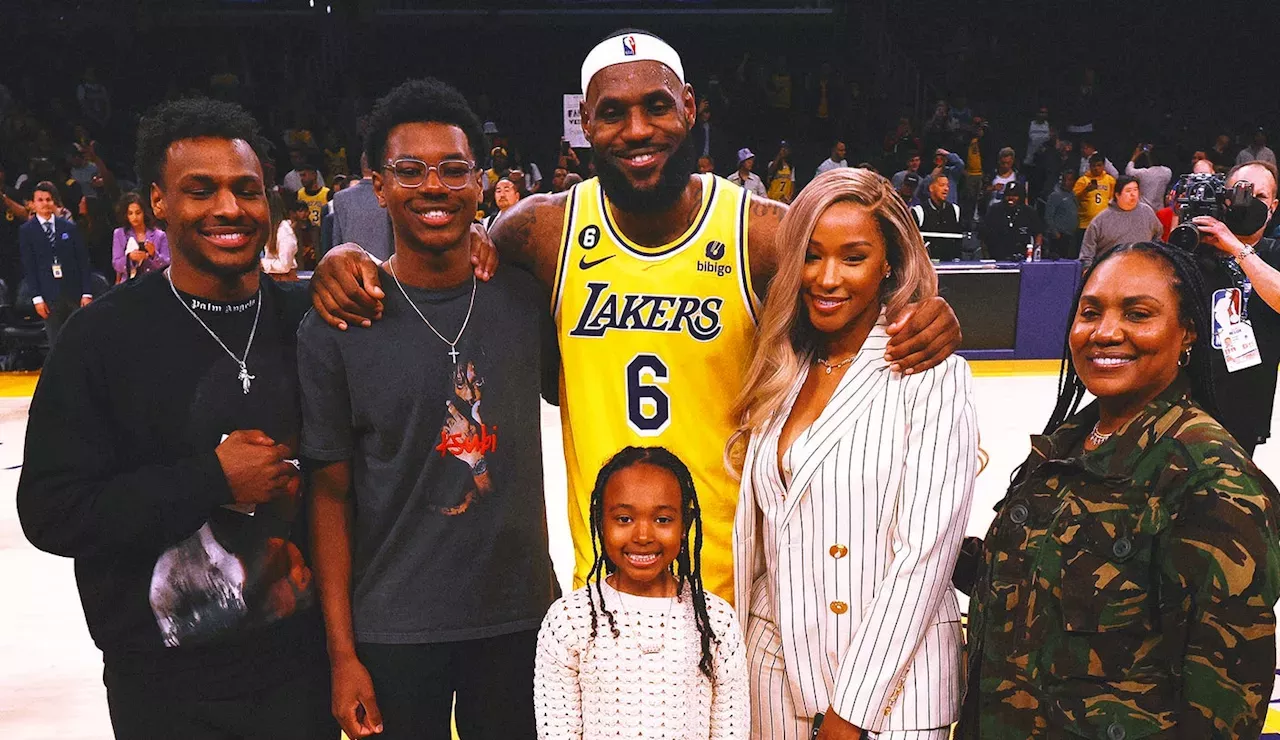 LeBron James goes full sports dad mode at daughter's volleyball