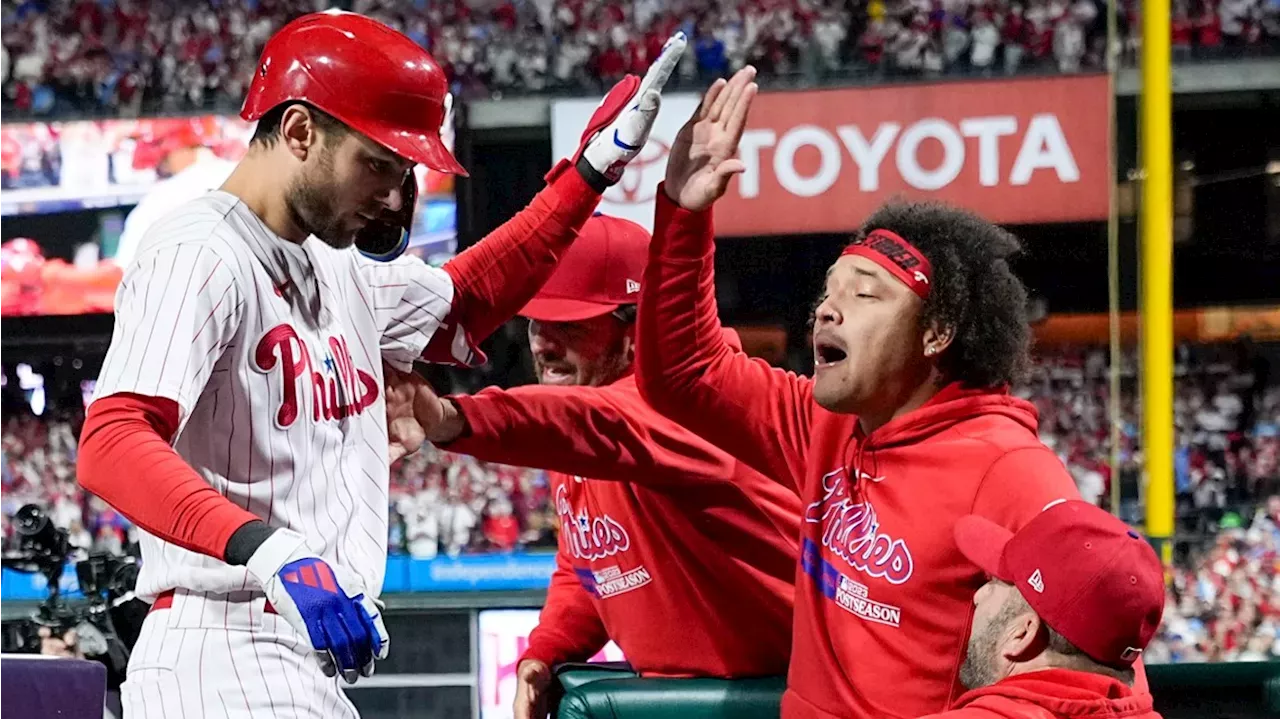 Schwarber powers Phillies in postseason with mythical homers – KGET 17