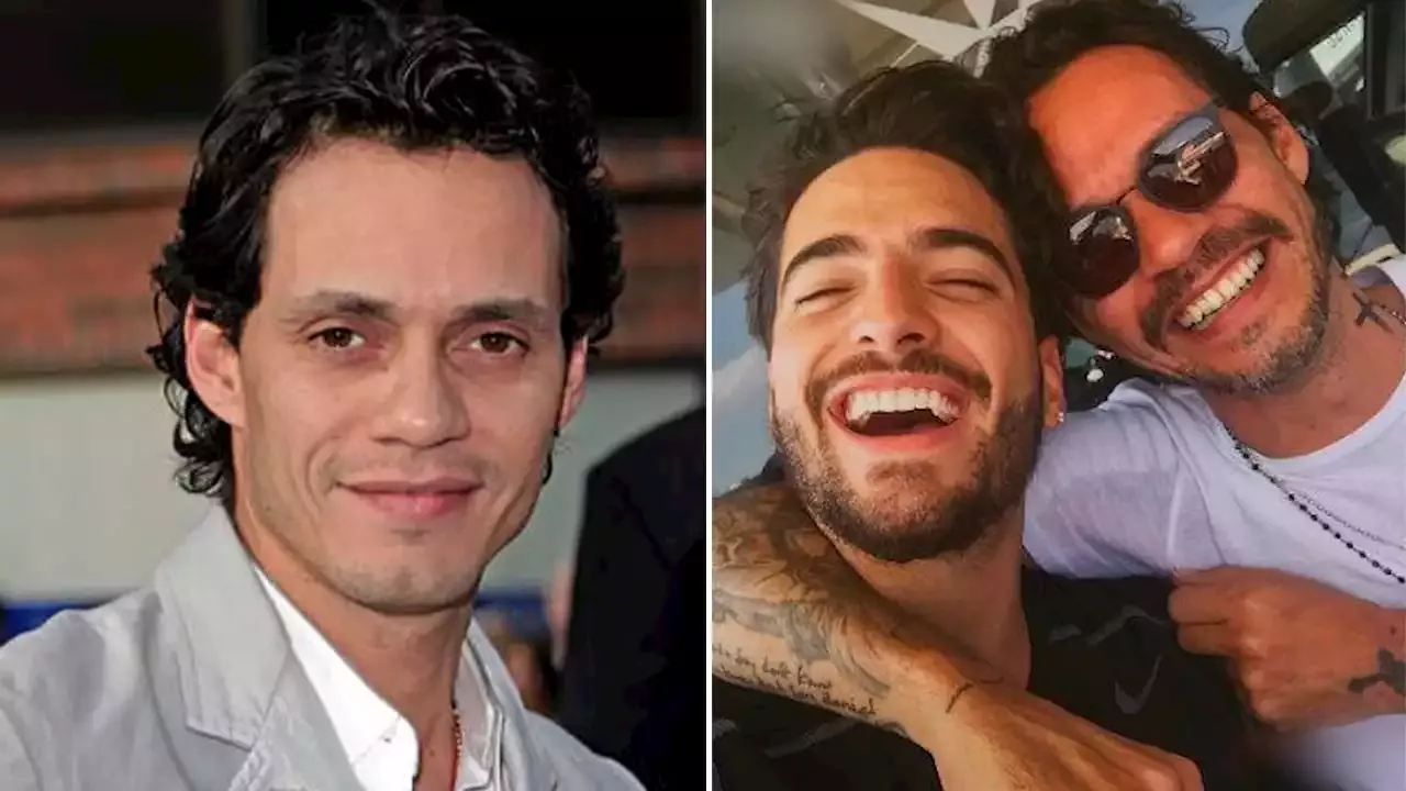 La amistad de Marc Anthony y Maluma empezó con un inocente beso que causó  revuelo