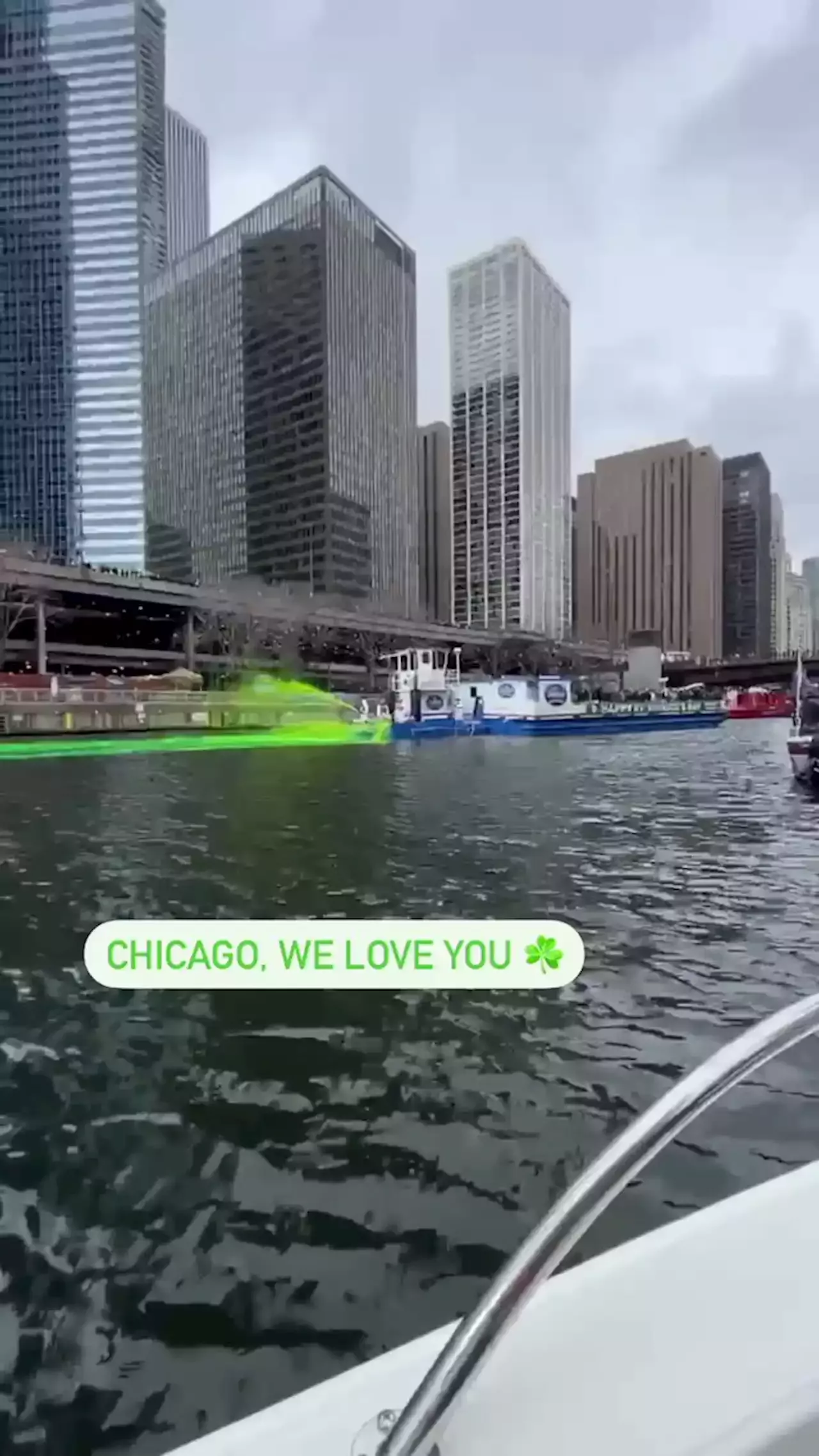 ICYMI: Watch the Chicago River Turn Green in Celebration of St. Patrick's  Day – NBC Chicago
