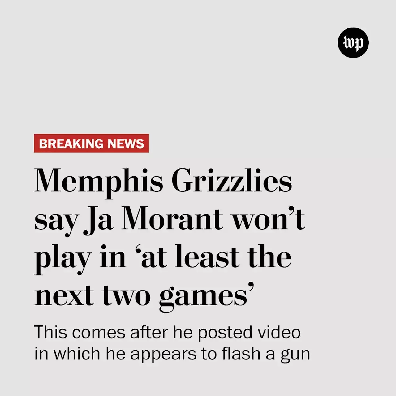 Ja Morant Gun Video: Grizzlies Star Under Investigation –