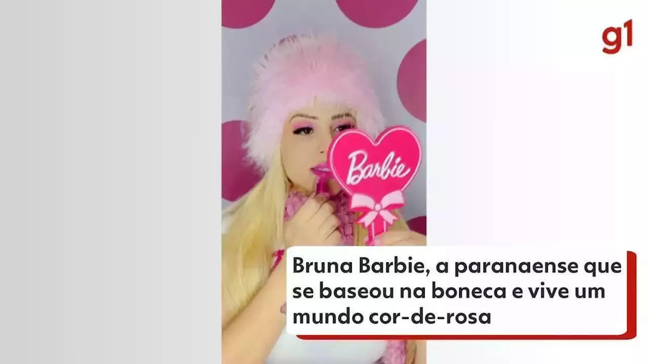 Influencer curitibana se inspira em Barbie e vive em mundo cor-de-rosa